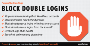 Block Double Logins – Protect Your Membership Site