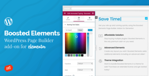 Boosted Elements | WordPress Page Builder Add-on for Elementor...