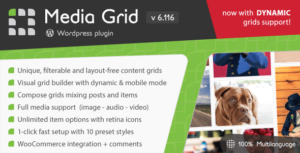 Media Grid – Wordpress Responsive Portfolio