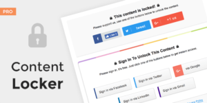 MyThemeShop – Content Locker – Pro