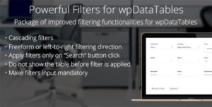 Powerful Filters for wpDataTables – Cascade Filter for WordPress...