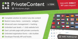 PrivateContent – Multilevel Content Plugin