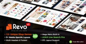 Revo – Multi-purpose WooCommerce WordPress Theme (Mobile Layouts Included)