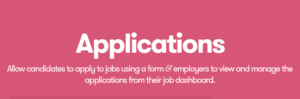 WP Job Manager – Applications