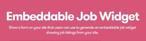 WP Job Manager – Embeddable Job Widget