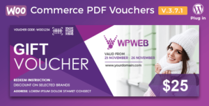 WooCommerce PDF Vouchers – WordPress Plugin