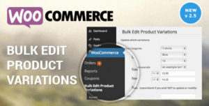 Woocommerce Bulk Edit Variable Products & Prices