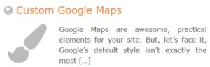 GeoDirectory – Custom Google Maps