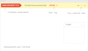 Themify – Announcement Bar