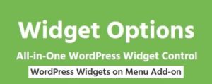 Widgets on Menu – Addon For Extended Widget Options...